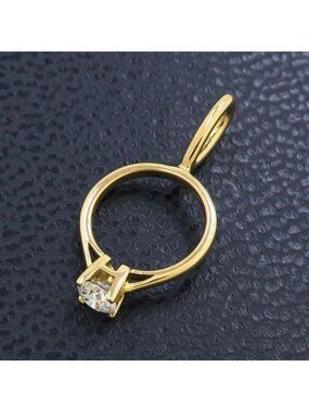 Harry Winston HW Diamond Ring Charm